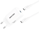 МЗП Senteo S-05C USB-C PD 30W (СЕ сертифікат) Type C to Type C white