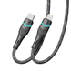Кабель Ridea RC-RL15 RGB Light Type-C to Lightning 30W 1.2m black