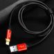 USB кабель HOCO U28 Magnetic Adsorption Lightning RC 1м red
