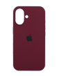 Силіконовий чохол Full Cover для iPhone 16 maroon