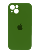 Силіконовий чохол Full Cover для iPhone 13 dark olive Full Camera
