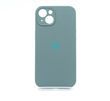 Силіконовий чохол Full Cover для iPhone 13 pine green Full Camera