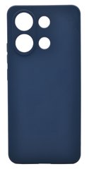 Силиконовый чехол Full Cover для Xiaomi Redmi Note 13 4G dark blue Full Camera без logo