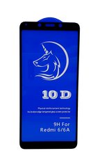 Захисне 10D скло Full Glue для Xiaomi Redmi 6A black SP