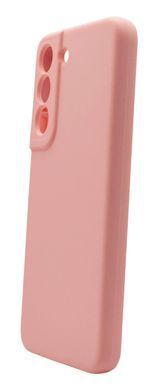 Силіконовий чохол Full Cover для Samsung S22 pink Full Camera без logo