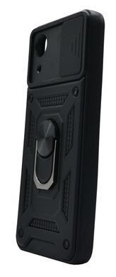 Чохол Camshield Serge Ring для Samsung A03 Core black протиударний шторка/захист камери