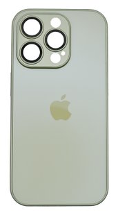 Чохол AG-Glass Matte Camera Lens with Magsafe для iPhone 15 Pro Autumn Leaf Yellow