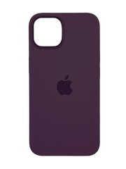 Силиконовый чехол Metal Frame and Buttons для iPhone 13 elderberry