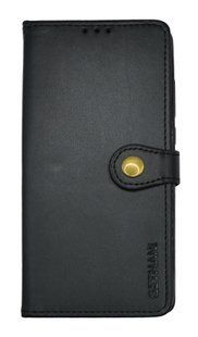 Чехол-книжка кожа для Xiaomi Redmi 9 black Getman Gallant PU
