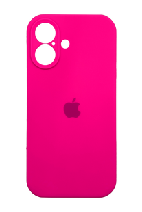 Силіконовий чохол Full Cover для iPhone 17 barbie pink Full Camera