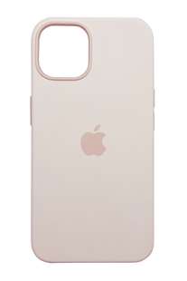 Силиконовый чехол with MagSafe для iPhone 13 chalk pink 1:1 Smart animation