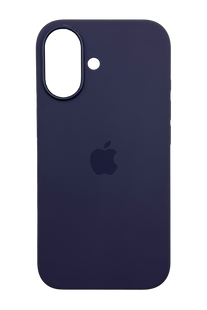 Силиконовый чехол with MagSafe для iPhone 17 фиолетовый 1:1 Smart animation с кнопкой