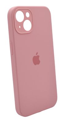 Силіконовий чохол Full Cover для iPhone 13 pink Full Camera