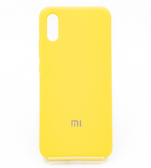Силиконовый чехол Full Cover для Xiaomi Redmi 9A yellow