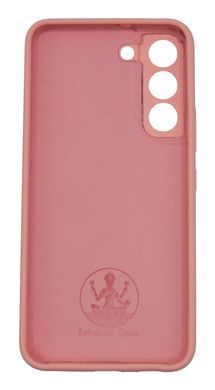 Силіконовий чохол Full Cover для Samsung S22 pink Full Camera без logo