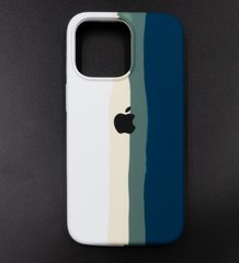 Силіконовий чохол Full Cover для iPhone 13 Pro Rainbow №4