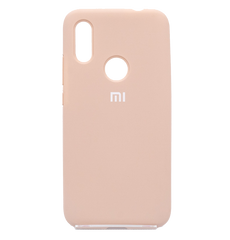 Силиконовый чехол Full Cover для Xiaomi Redmi 7 pink sand