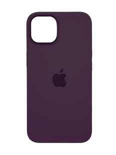 Силиконовый чехол Metal Frame and Buttons для iPhone 13 elderberry