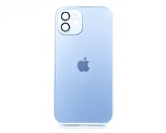 Чохол TPU+Glass sapphire matte case для iPhone 12 sierra blue