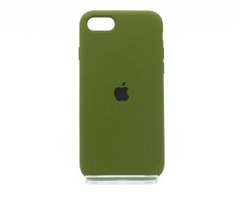 Силиконовый чехол Full Cover для iPhone SE 2020 dark olive