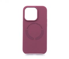 Чохол Original Full soft with MagSafe для iPhone 14 Pro marsala