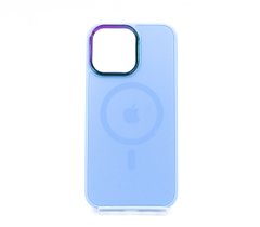 Чохол TPU+Glass Sapphire Mag Evo case для iPhone 14 Pro Max lilac blue