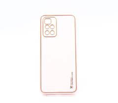 Чохол шкіра Xshield для Xiaomi Redmi 10 pink Full Camera