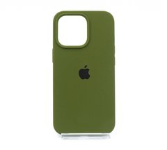 Силіконовий чохол Full Cover для iPhone 13 Pro dark olive