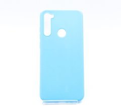 Силиконовый чехол Soft feel для Xiaomi Redmi Note 8T lite blue Candy