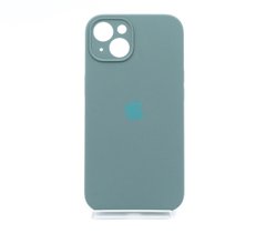 Силіконовий чохол Full Cover для iPhone 13 pine green Full Camera