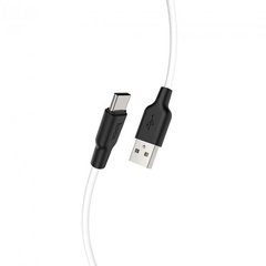 USB кабель HOCO X21 Plus silicone Type-C 3A 1m black/white