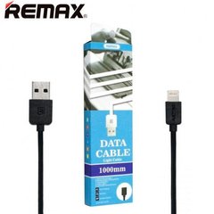 USB кабель Remax Light RC-06i Lightning 1m black