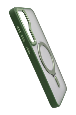 Чехол WAVE Attraction Case with MagSafe для Samsung S24 green