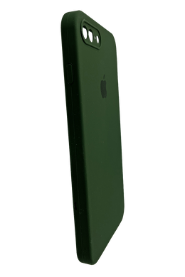 Силіконовий чохол Full Cover для iPhone 7+/8+ cyprus green Full Camera