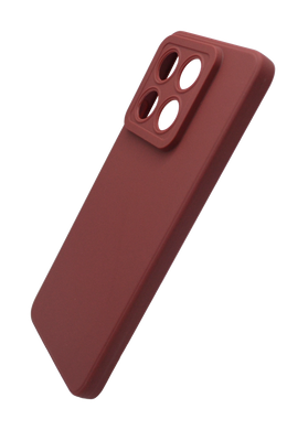 Силиконовый чехол SMTT для Xiaomi Mi 14T bordo Full Camera