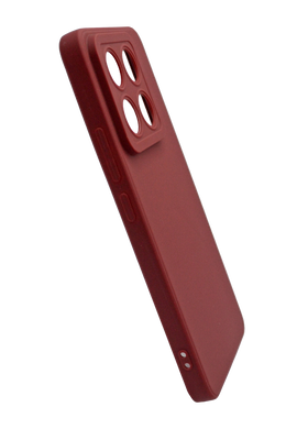 Силиконовый чехол SMTT для Xiaomi Mi 14T bordo Full Camera