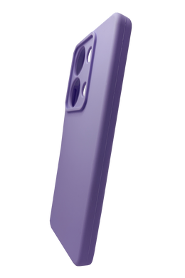 Силіконовий чохол Softy для Xiaomi Redmi Note 13Pro 4G/PocoM6 Pro 4G lilac Full Camera з мікрофібро