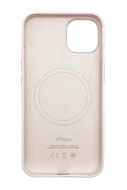 Силіконовий чохол with MagSafe для iPhone 13 chalk pink 1:1 Smart animation