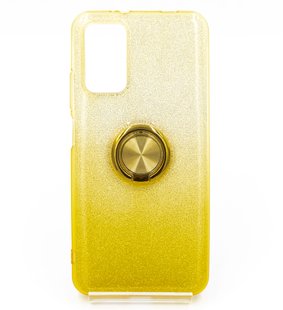 Силіконовий чохол SP Shine для Xiaomi Redmi Note 9/Redmi 9T/Poco M3 4G gold ring for magnet