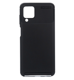 Силіконовий чохол Ultimate Experience Carbon для Samsung A12 black (TPU)