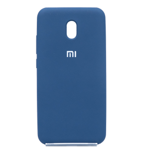 Силиконовый чехол Full Cover для Xiaomi Redmi 8A navy blue