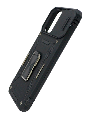 Чохол Camshield Army Ring для Xiaomi Redmi 12 black протиударний шторка/захист камери