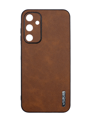 Чехол WAVE Leather для Samsung A25 dark brown Full Camera