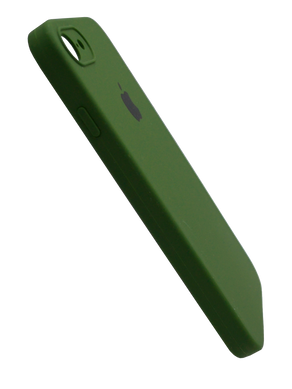 Силиконовый чехол Full Cover Square для iPhone 7/8 dark green Full Camera