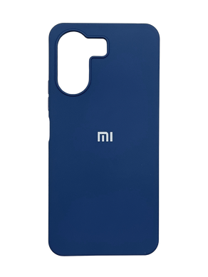 Силіконовий чохол Full Cover для Xiaomi Redmi 13C/Poco C65 navy blue