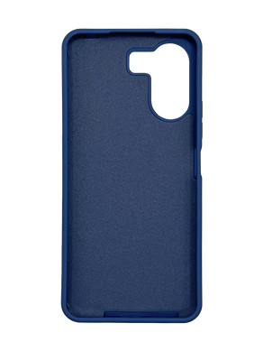 Силіконовий чохол Full Cover для Xiaomi Redmi 13C/Poco C65 navy blue