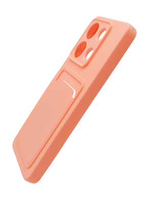 Силіконовий чохол WAVE Colorful Pocket для Xiaomi Redmi Note 13 4G pale pink Full Camera