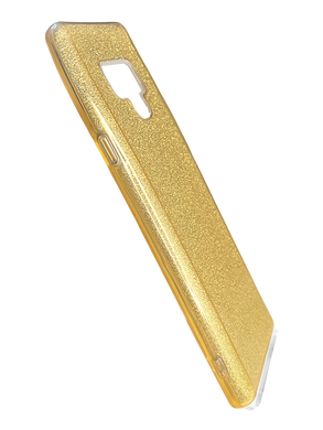 Силіконовий чохол Baseus Glitter 3 в1 для Samsung Note 9 gold