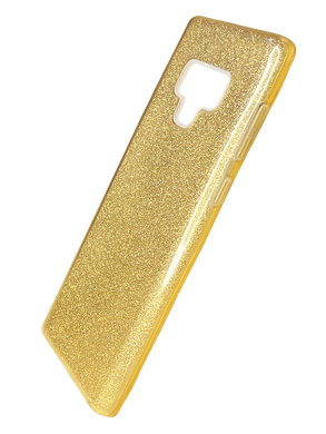 Силиконовый чехол Baseus Glitter 3 в1 для Samsung Note 9 gold