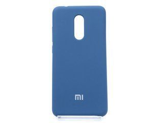 Силиконовый чехол Silicone Cover для Xiaomi Redmi 5 blue
